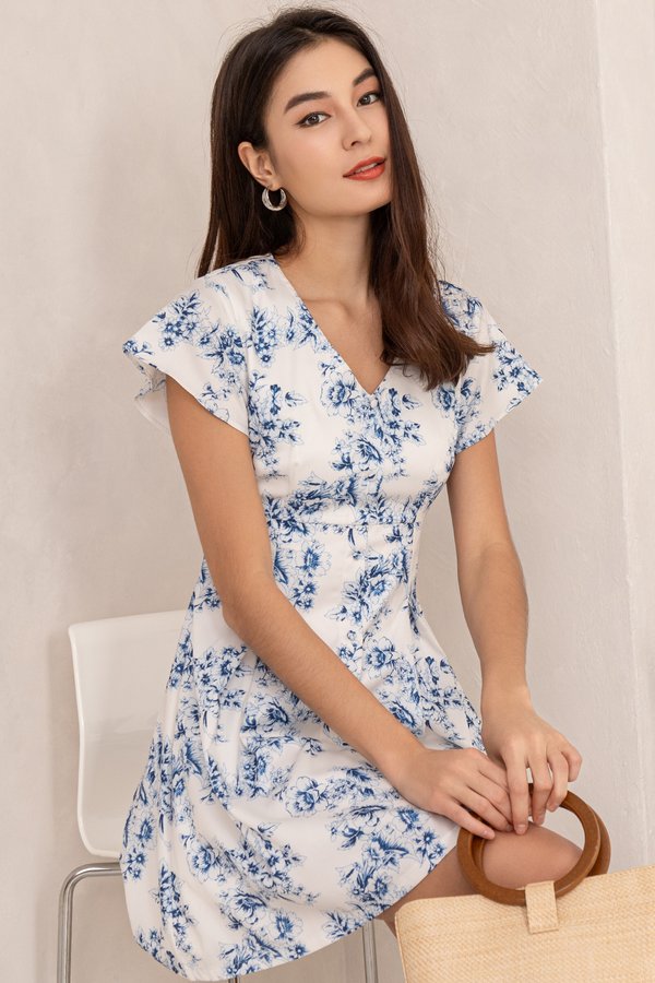 Clover Dress White Floral