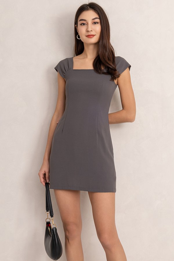 Tiana Dress Dark Grey