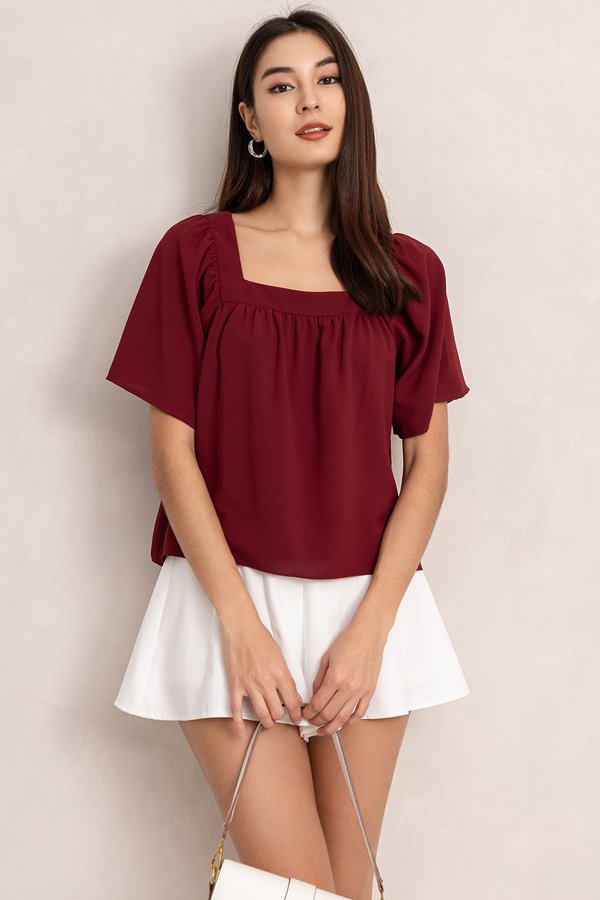 Mae Top Maroon