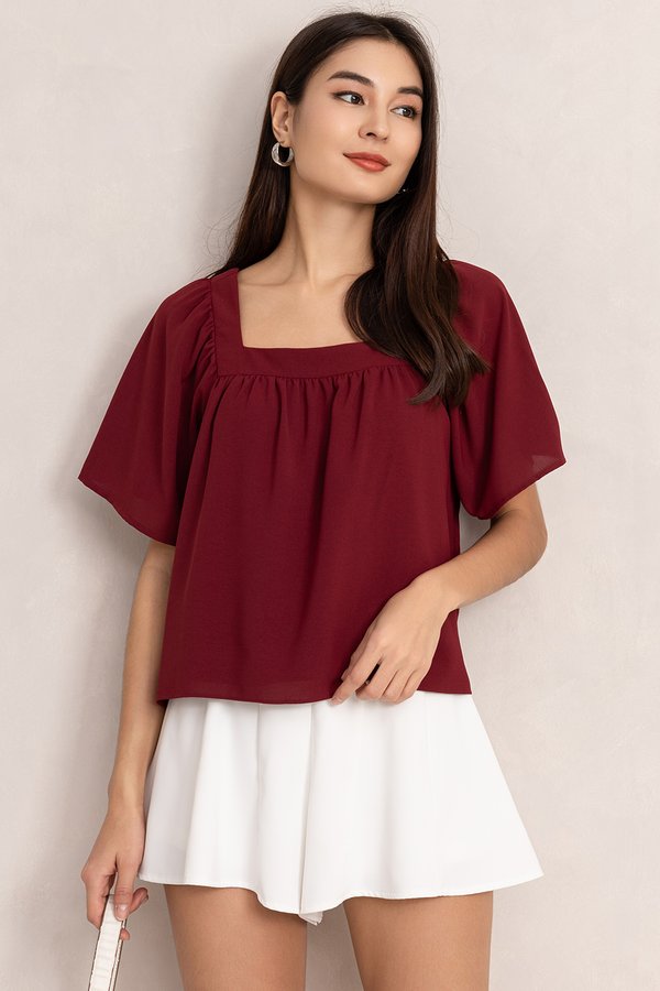 Mae Top Maroon