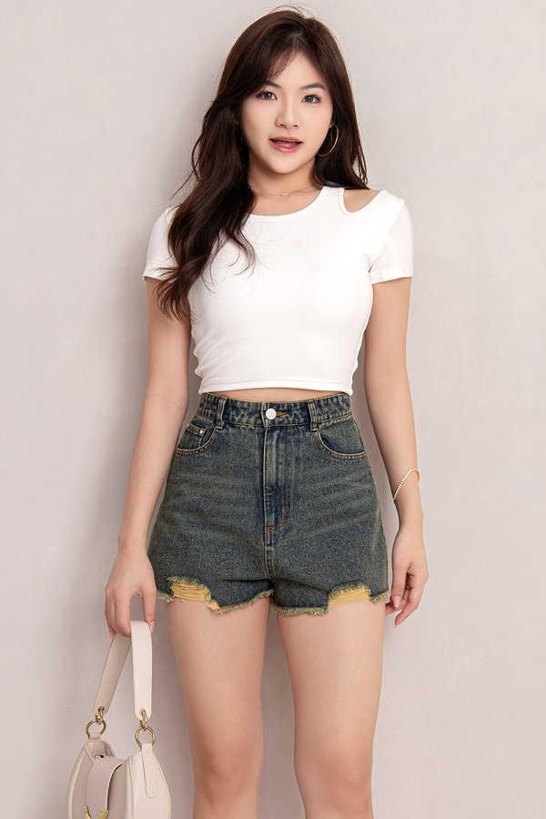 Willa Denim Shorts Vintage Wash
