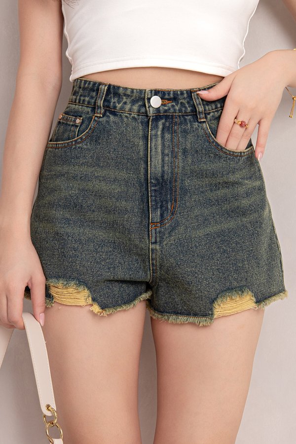 Willa Denim Shorts Vintage Wash