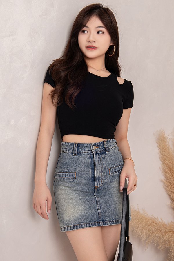 Katalina Denim Skorts