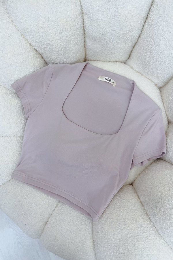 Jane Padded Top Ash Lavender *PLUSH*