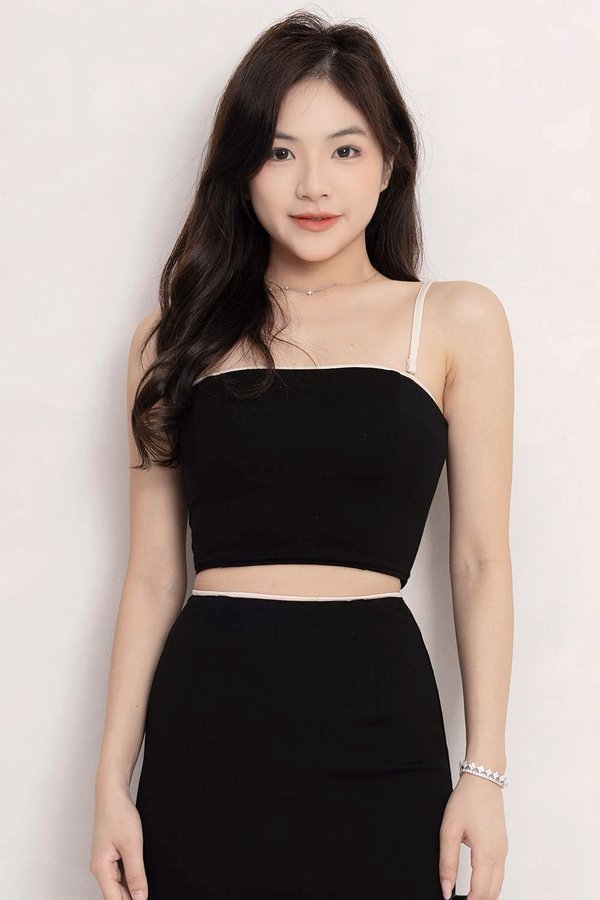 Zira Padded Top Black