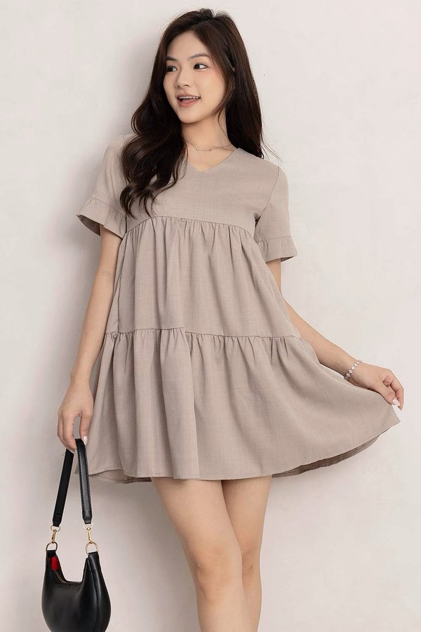 Lisa Dress Ash Sand