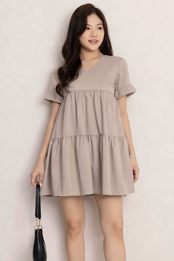 Lisa Dress Ash Sand