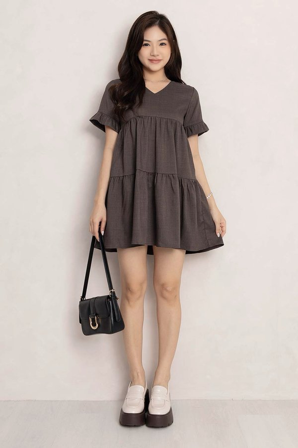 Lisa Dress Dark Grey