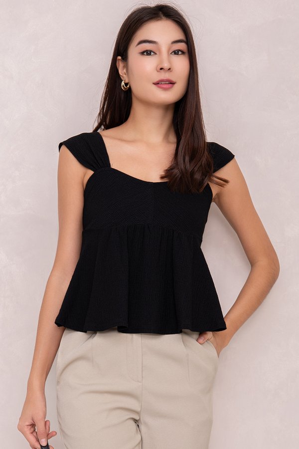 Eliza Top Black