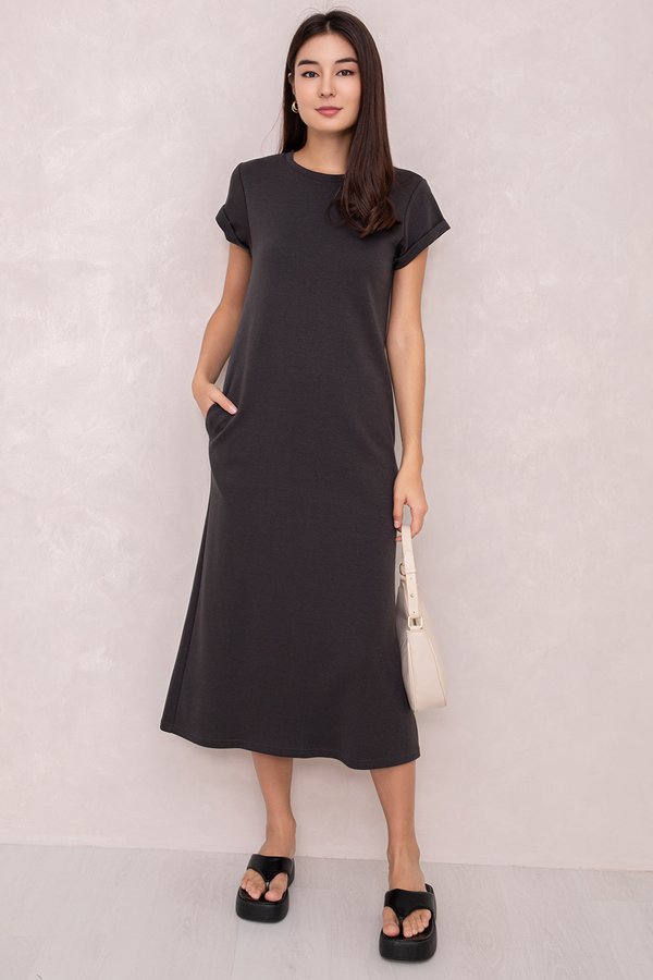 The Essential Dress Dark Grey