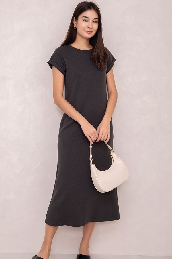 The Essential Dress Dark Grey