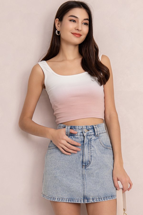 Winnie Ombre Top Pink