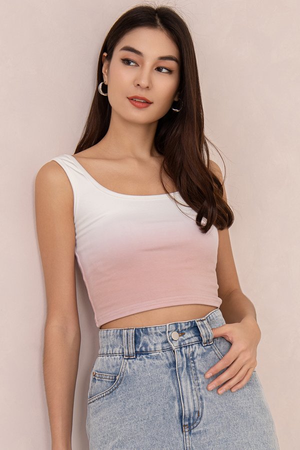 Winnie Ombre Top Pink