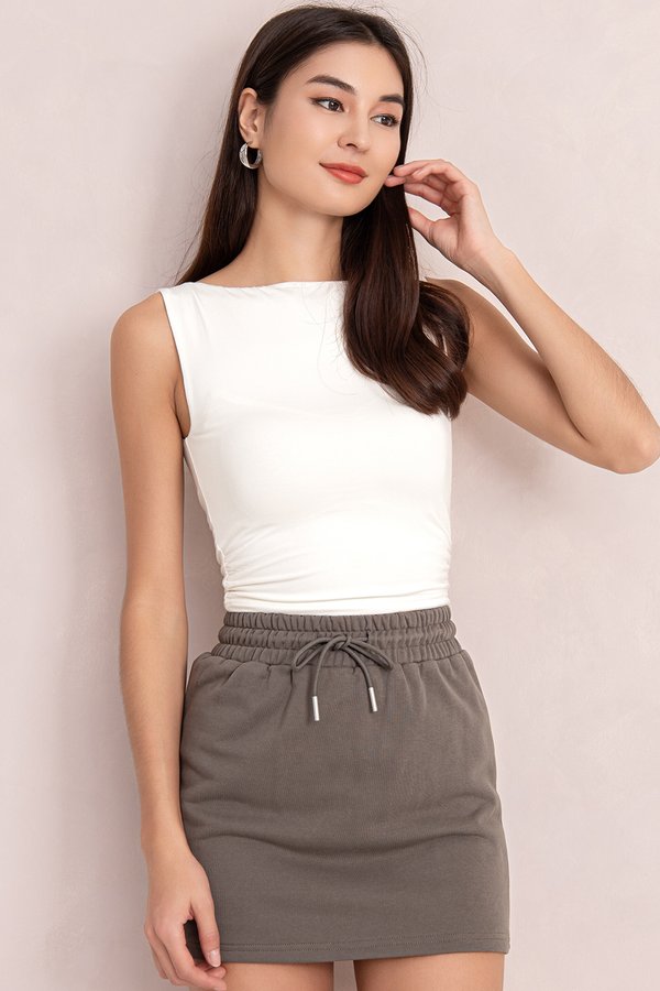 Bailey Padded Top White *MM*