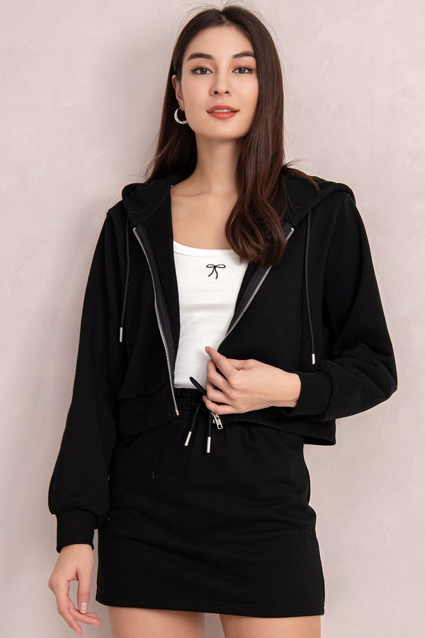 Fira Hoodie Jacket Black