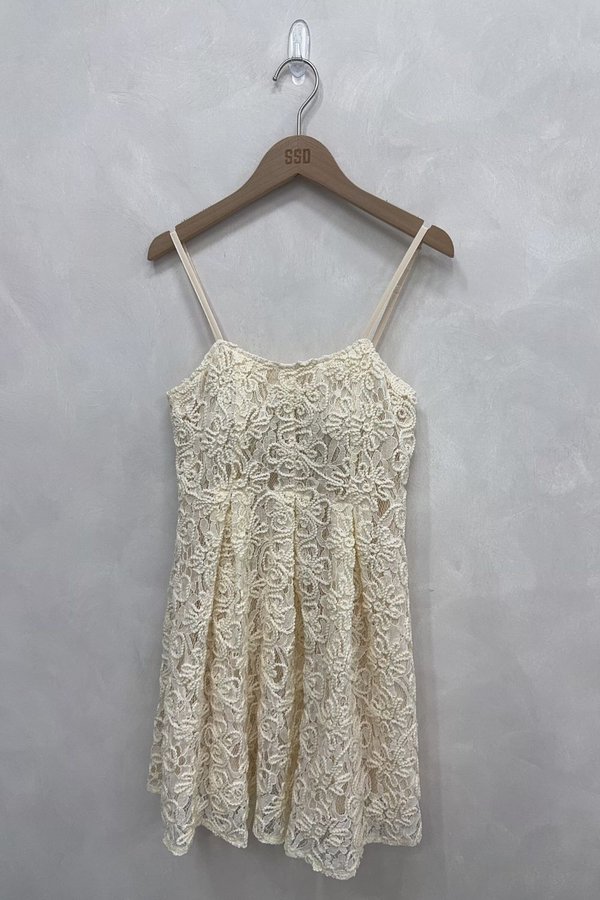 Layla Crochet Dress Cream