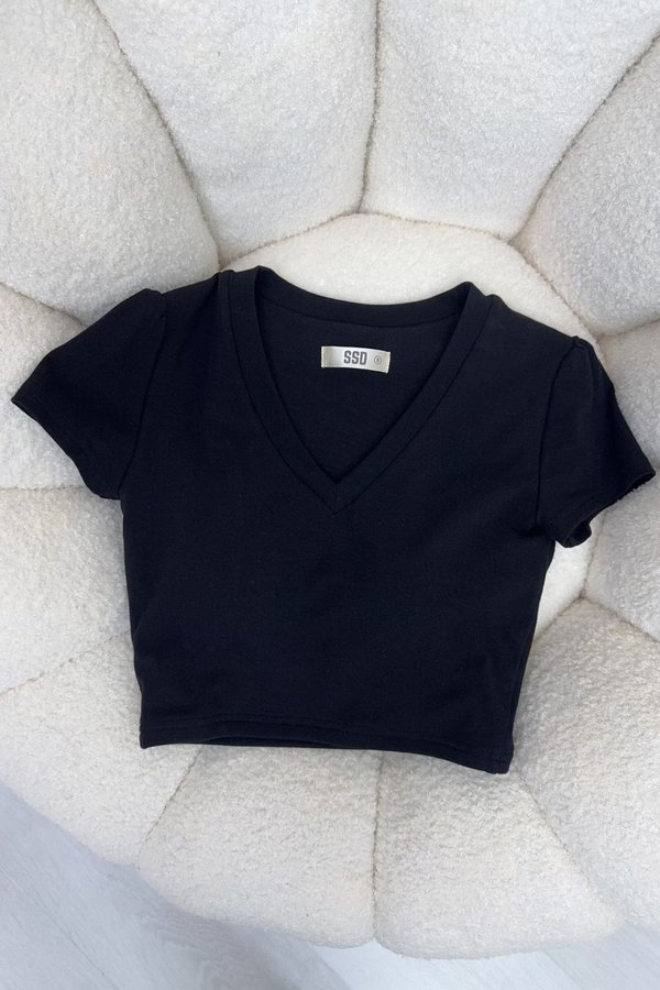 Caprice Padded Top Black *PLUSH*