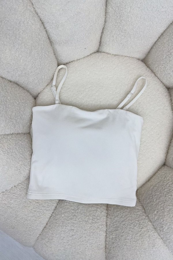 Ivette Padded Top White *PLUSH*