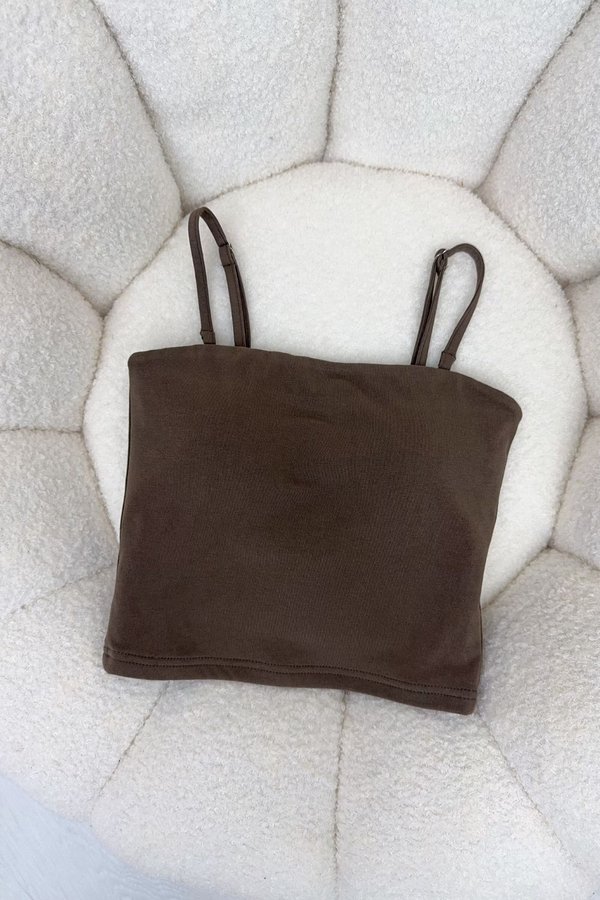 Ivette Padded Top Ash Brown *PLUSH*