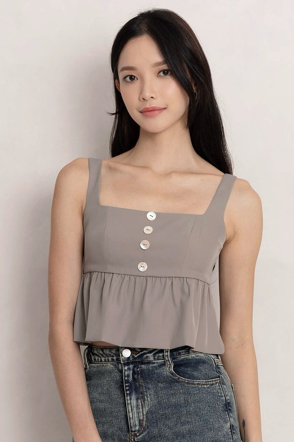 Emmie Top Stone Grey