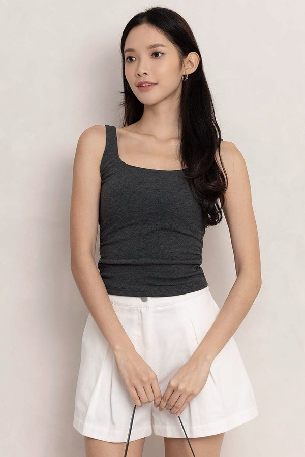 Darya Padded Top Textured Grey *PLUSH*