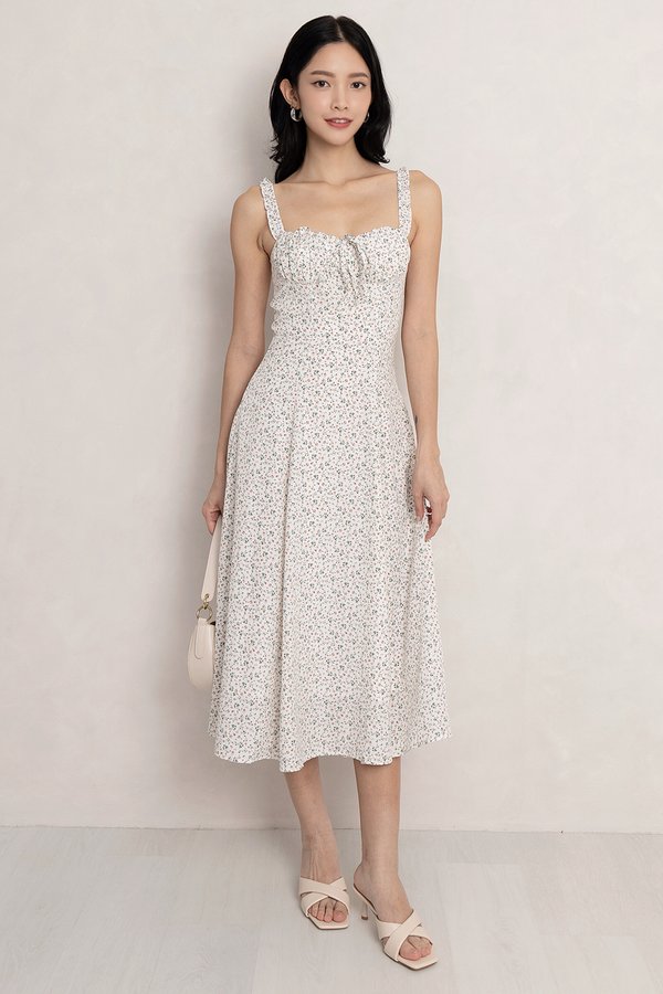 Veda Dress White Mini Bloom