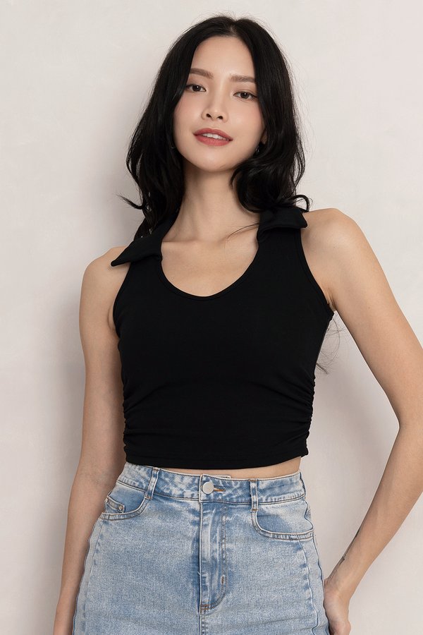 Tinna Padded Top Black *PLUSH*