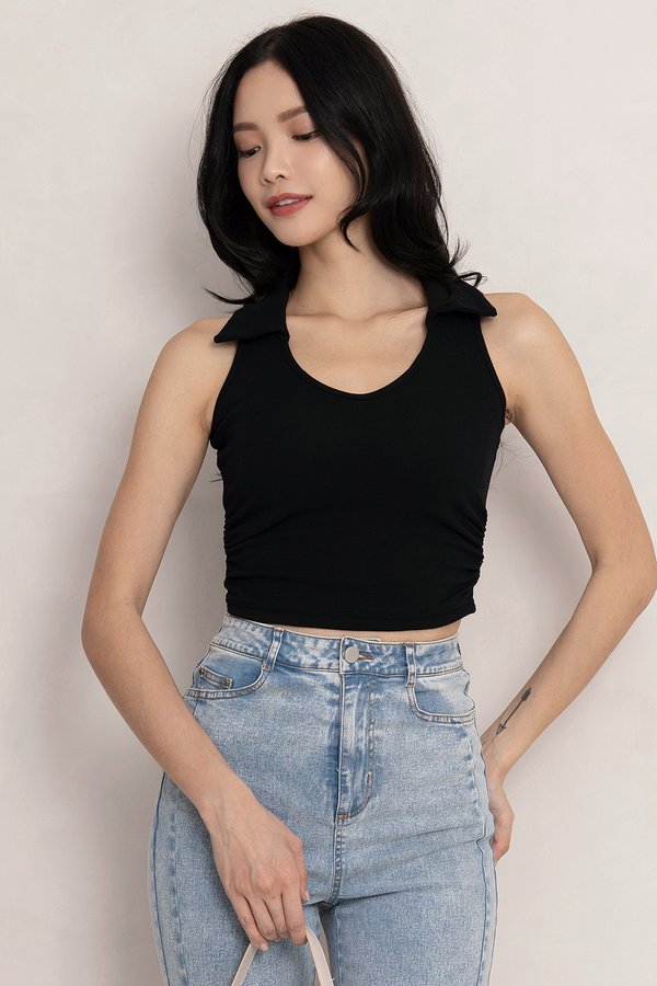 Tinna Padded Top Black *PLUSH*
