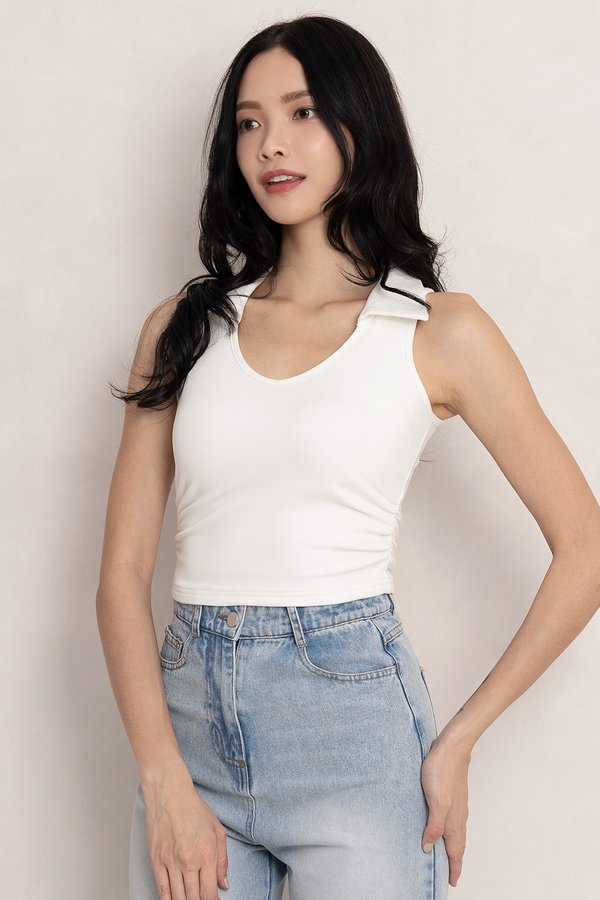 Tinna Padded Top White *PLUSH*