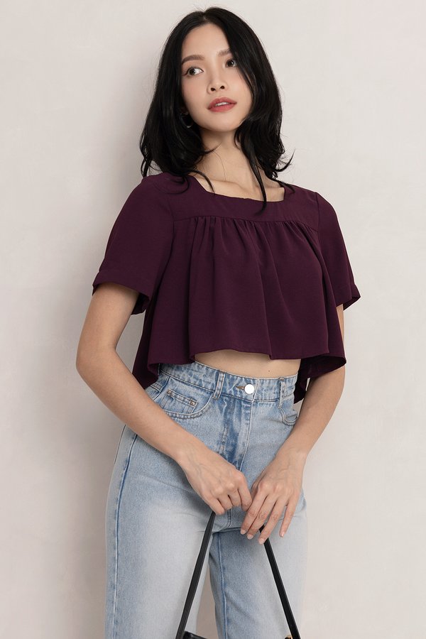 Fonda Top Burgundy
