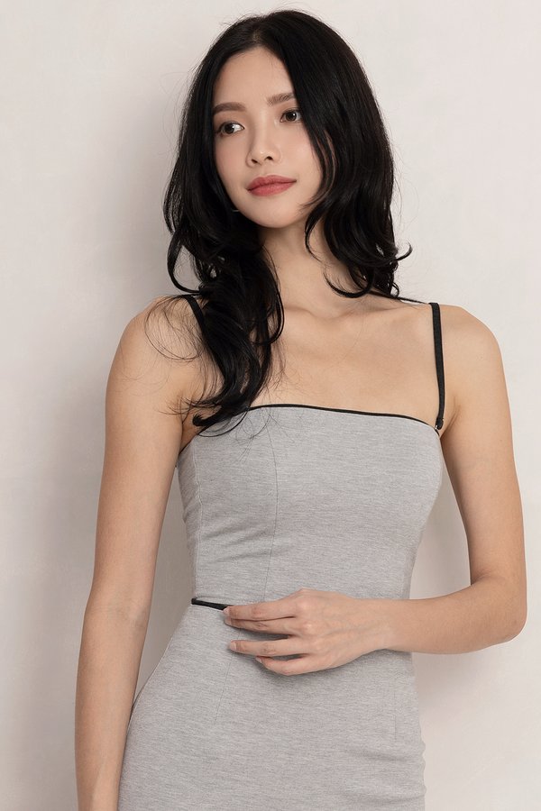 Zira Padded Top Light Grey