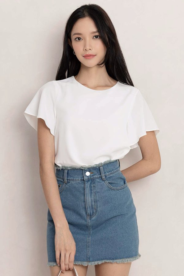 Bonita Denim Skorts Mid Wash