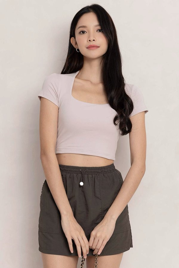 Jane Padded Top Ash Lavender *PLUSH*