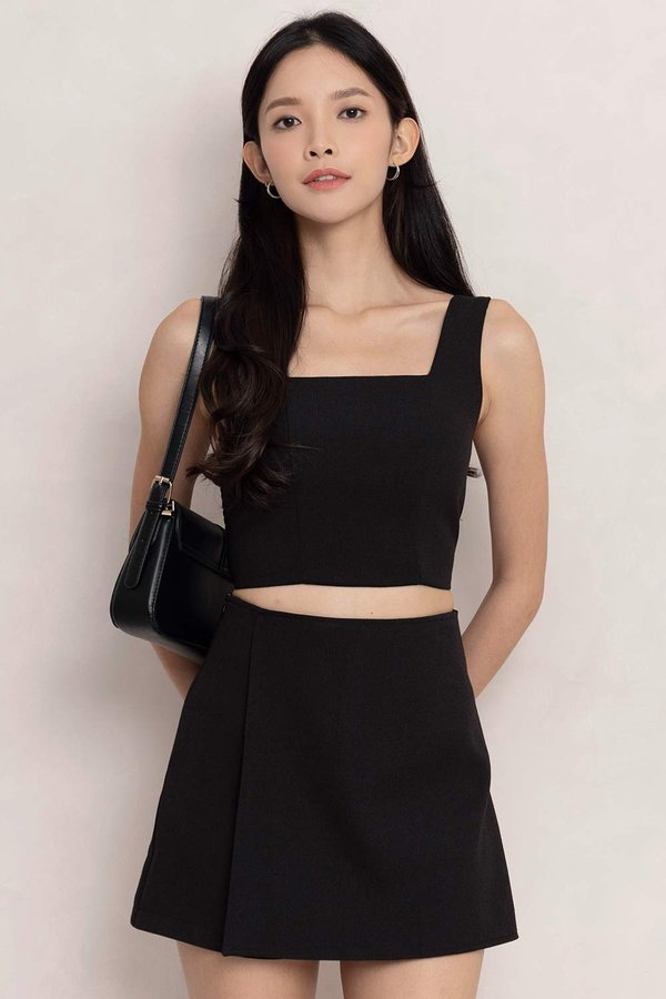 Amira Padded Top Black