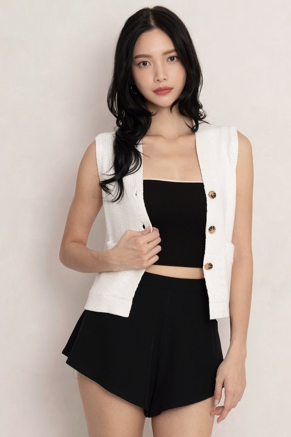 Lumi Knit Outerwear White