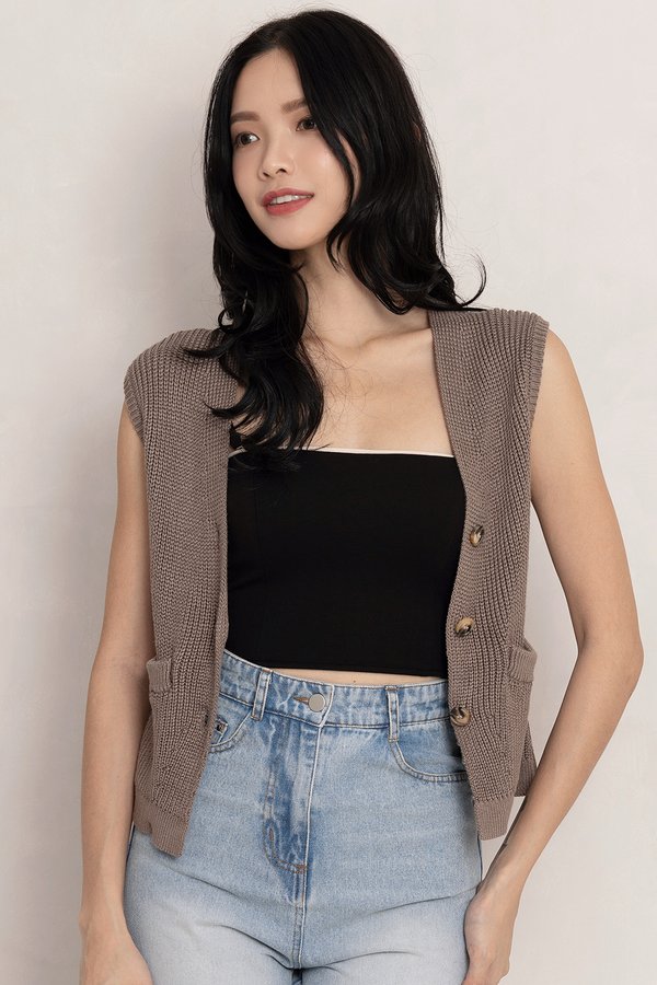 Lumi Knit Outerwear Wood