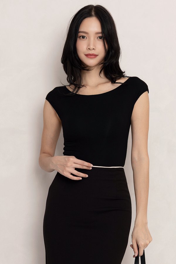 Camila Padded Top Black *MM*