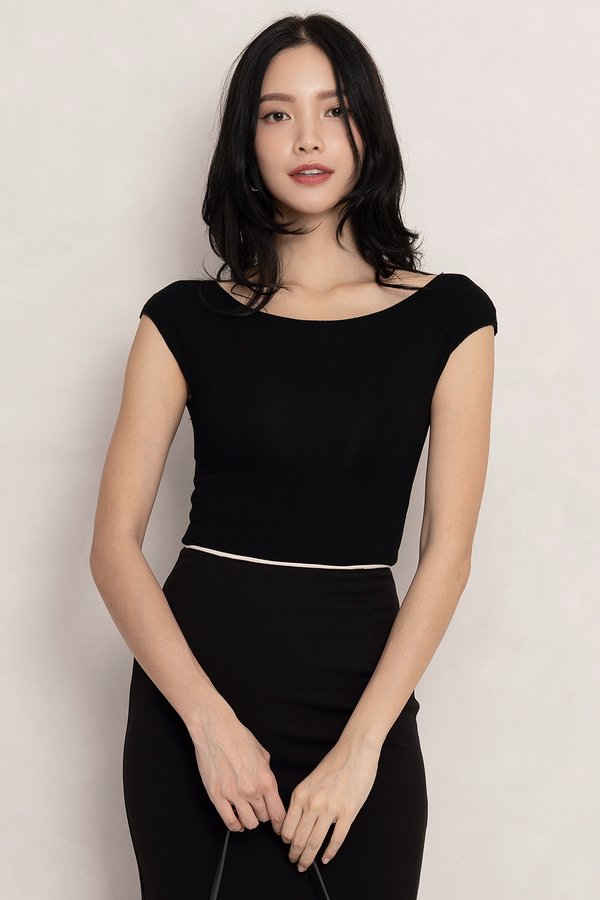 Camila Padded Top Black *MM*