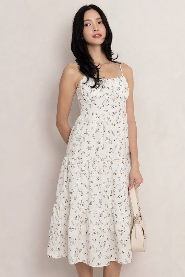 Laura Dress Botanical Blue