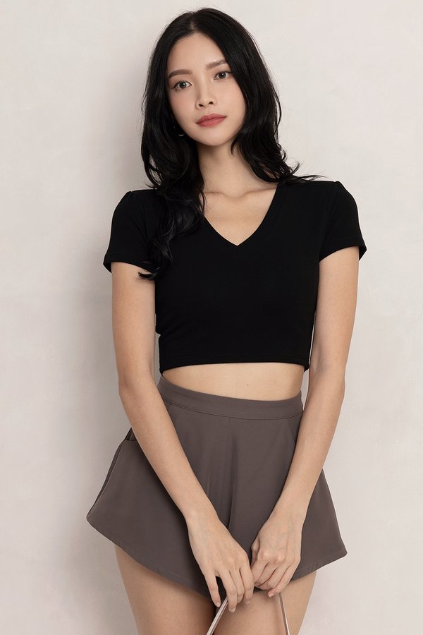 Caprice Padded Top Black *PLUSH*
