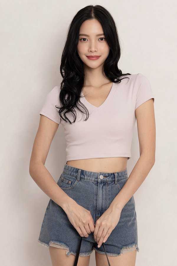 Caprice Padded Top Ash Lavender *PLUSH*