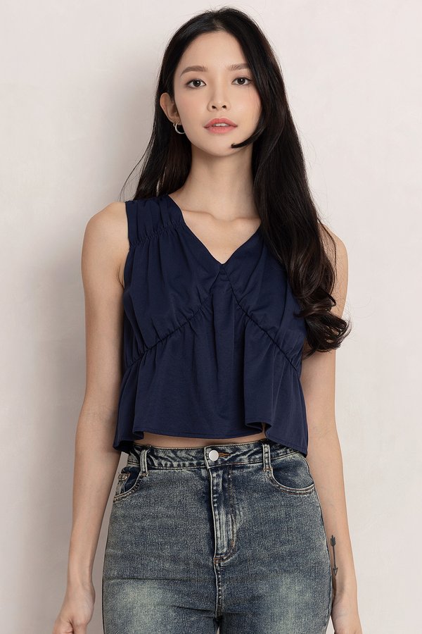 Paige Top Navy