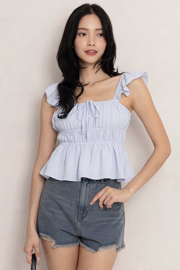 Addison Top Sky Blue