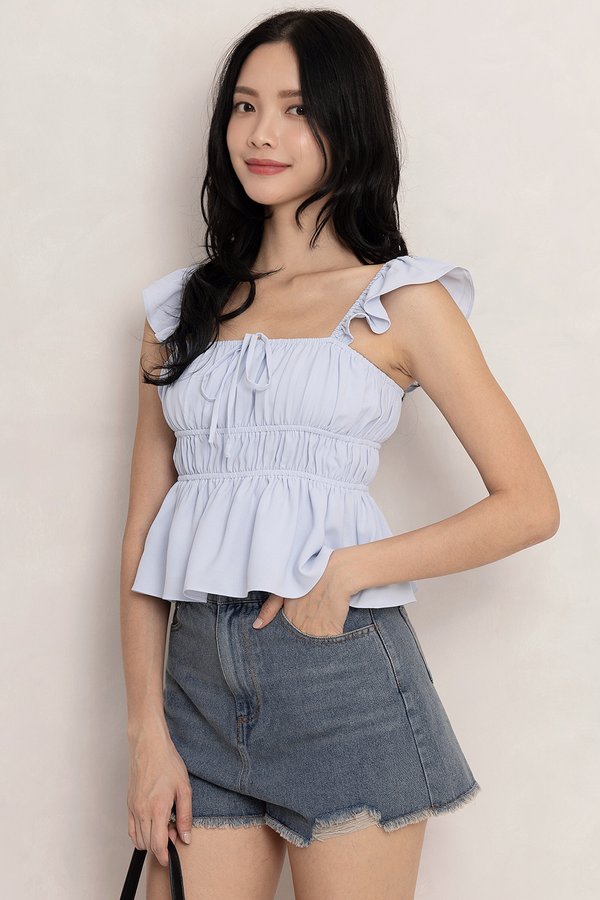 Addison Top Sky Blue