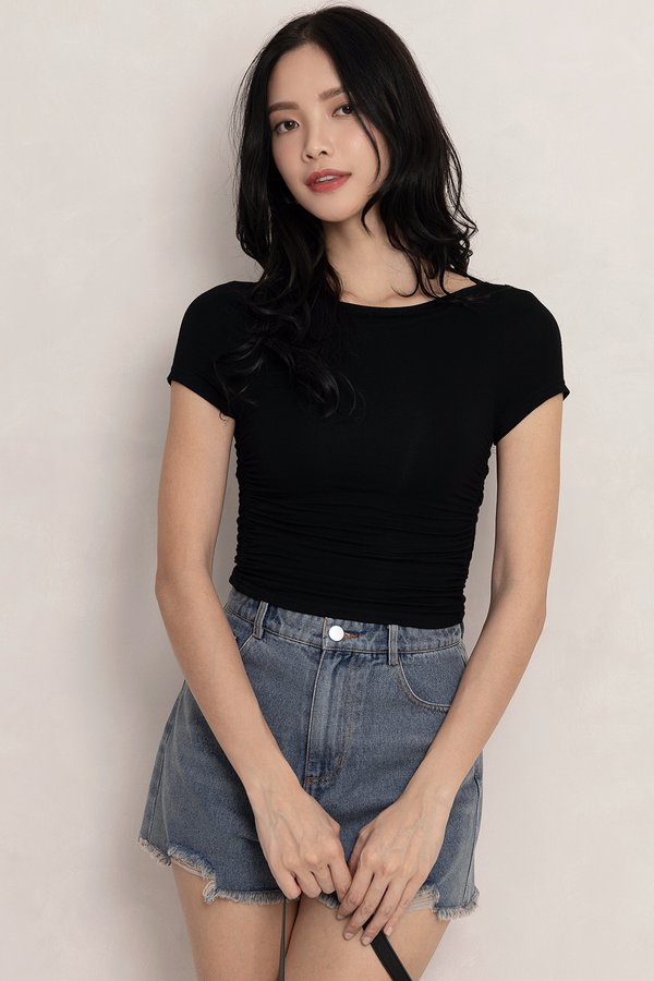 Monica Padded Top Black *MM*