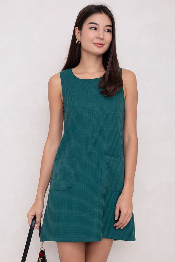 Quinn Dress Dark Green