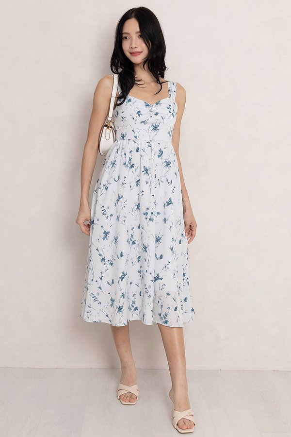 Miranda Dress Bluebell Floral