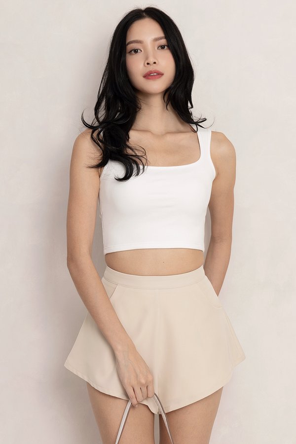 Eva Padded Top White *PLUSH*