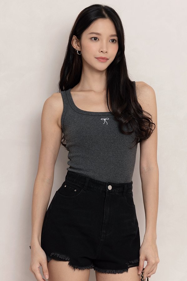 Willa Denim Shorts Black Acid