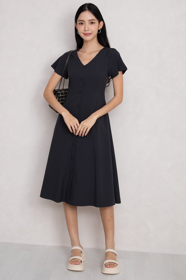 Madeline Dress Gunmetal